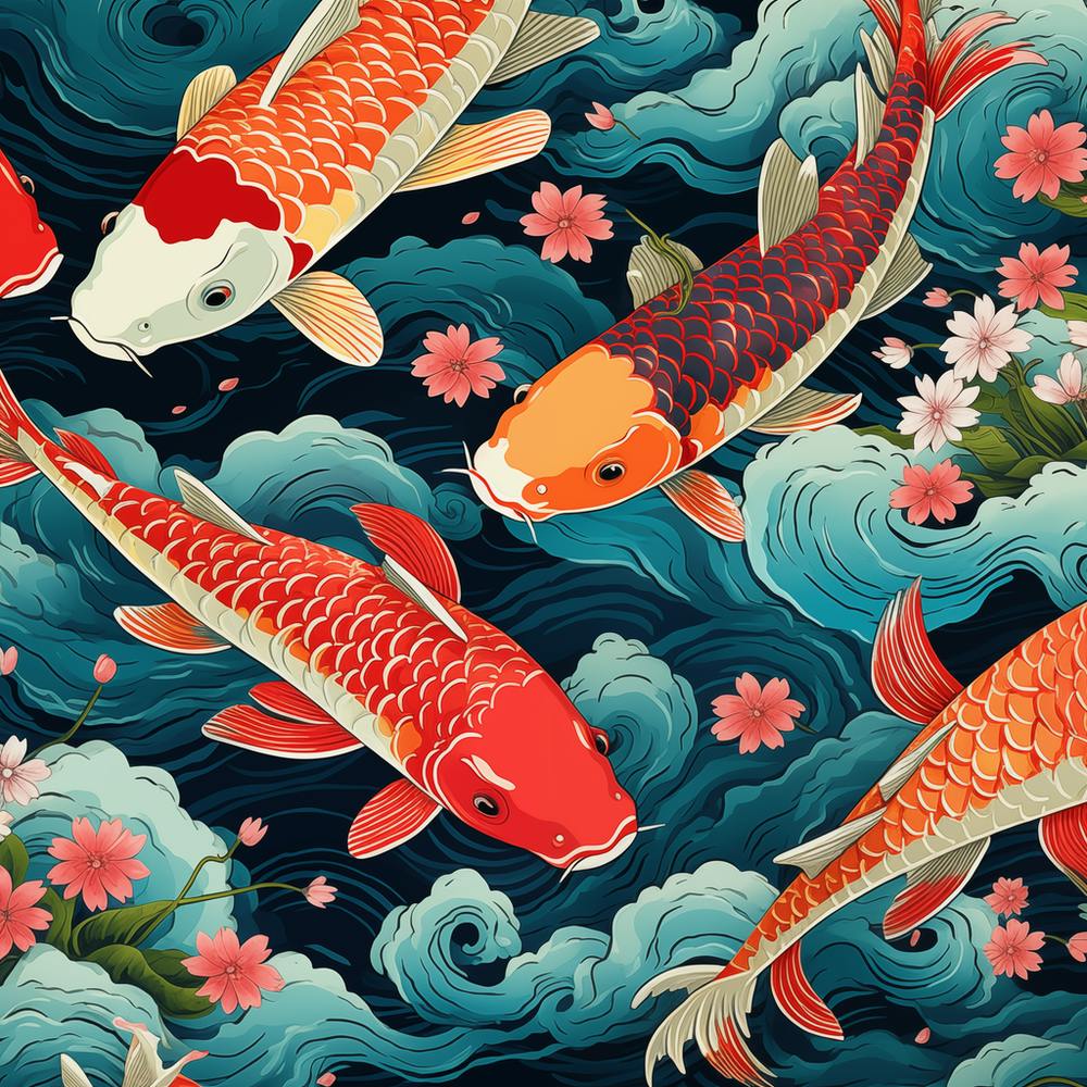 Koi Fish Pattern