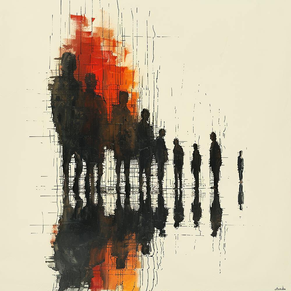 I Am The Fire - Line art, reflection art, city wall art, colorful wall art, home decor, minimal art, modern wall art, wall art, wall decoration, wall print colourful wall art, decor wall art, digital art, digital art download, interior wall art, downloadable art, eclectic wall, fantasy wall art, home decoration, home decor wall, printable art, printable wall art, wall art prints, artistic expression, contemporary, modern art print,