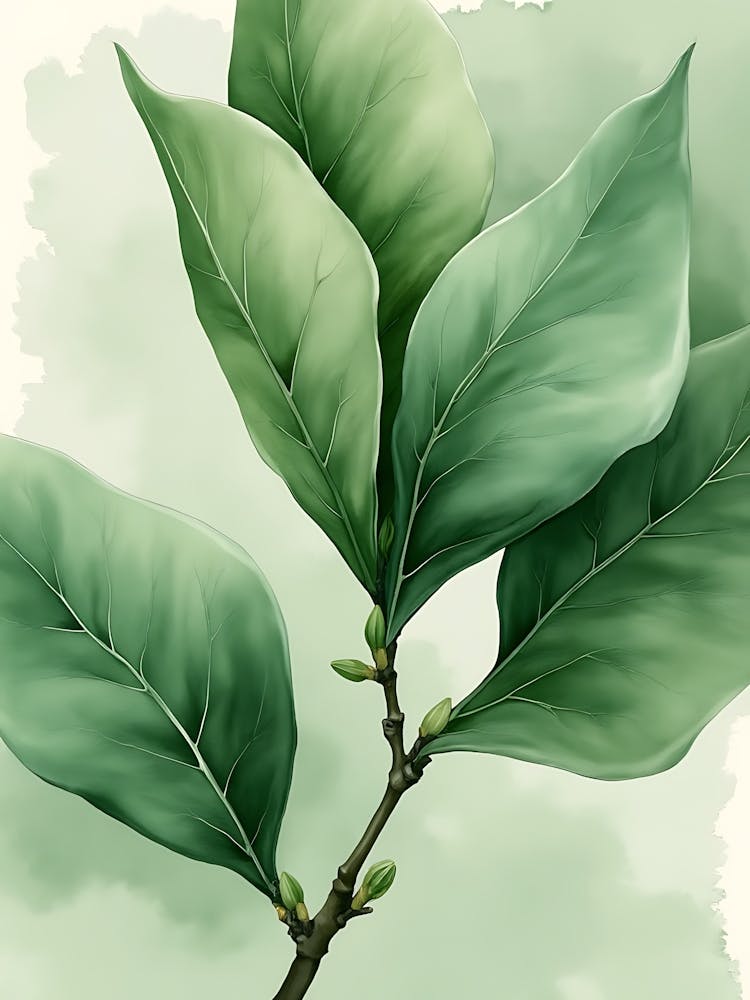 Natural Sage Leaf Stalks