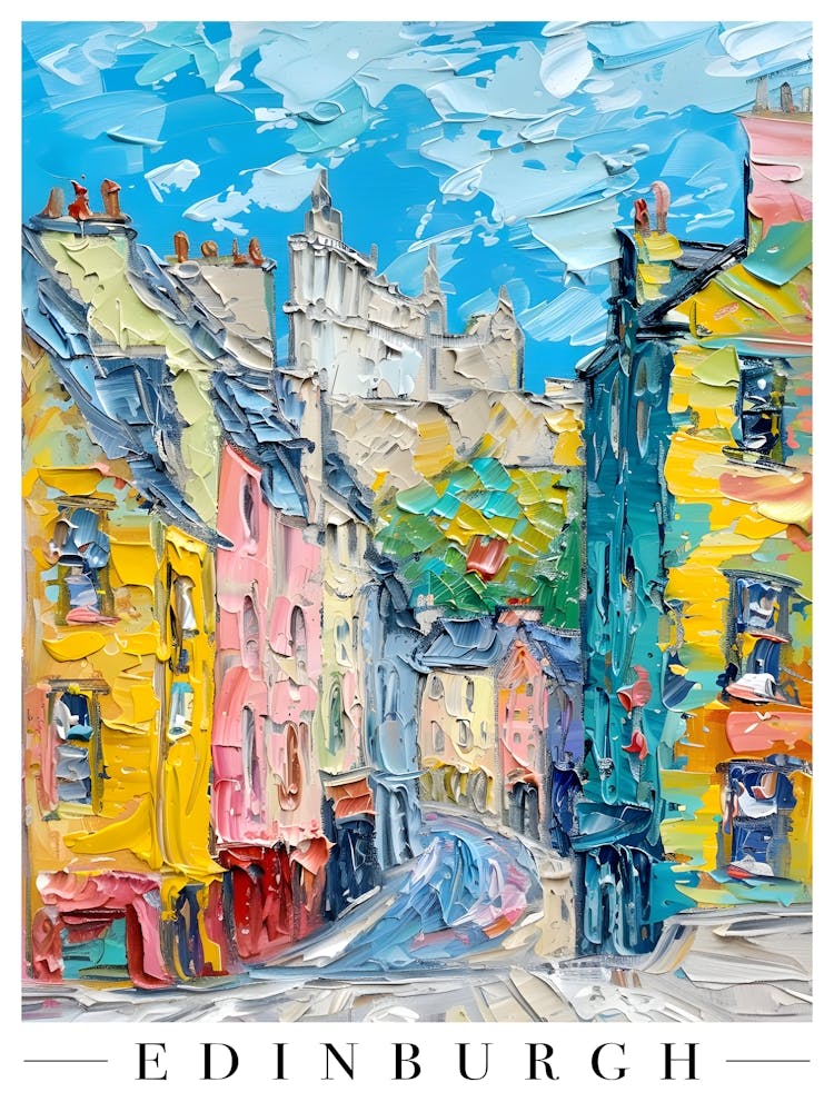 Edinburgh Colourful Abstract