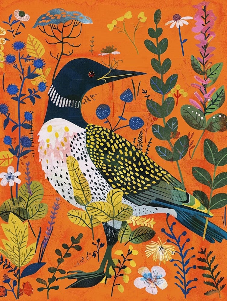 Spring Birds Loon 3