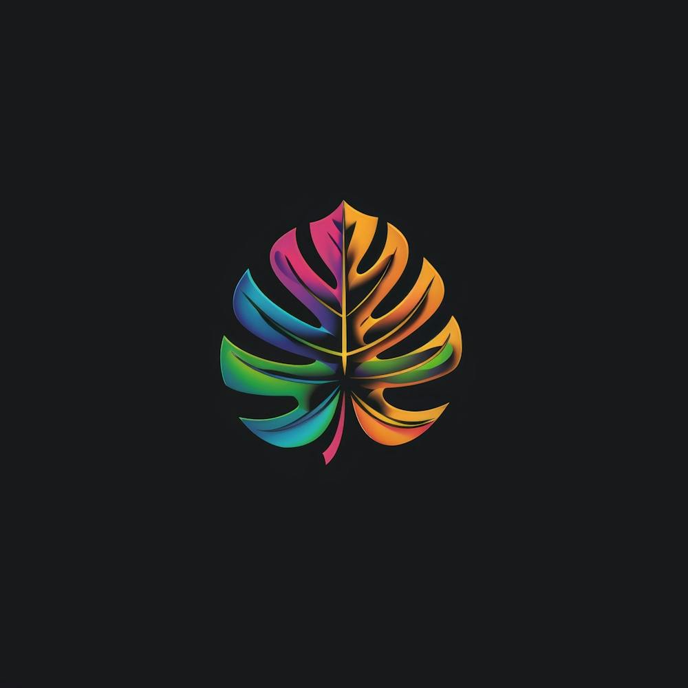Rainbow Leaf Logo 2