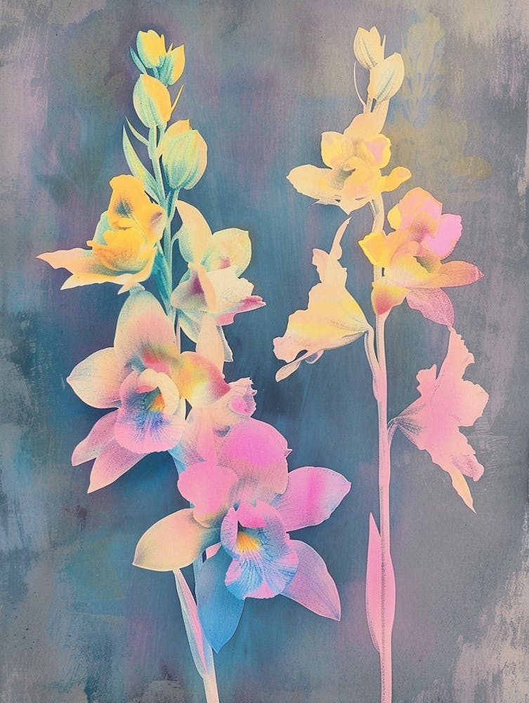 Iridescent Flower Delphinium