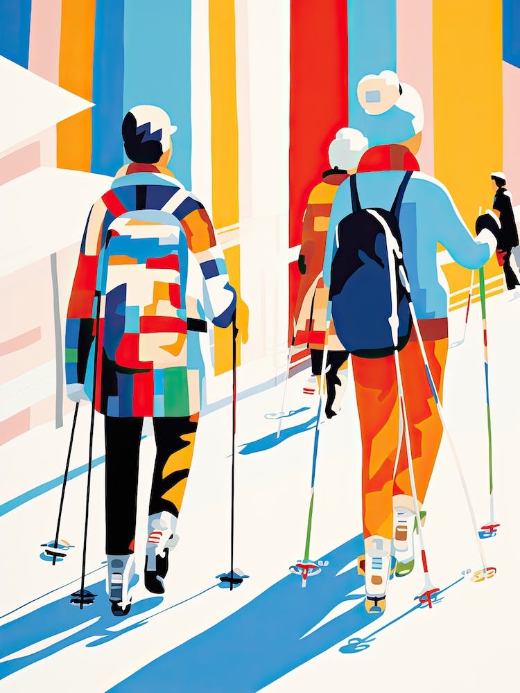 Gstaad   Switzerland, Ski Resort Illustration 2