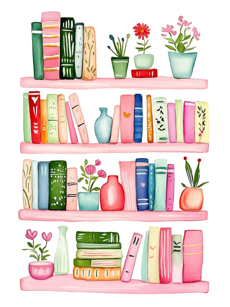 cosy bookshelf