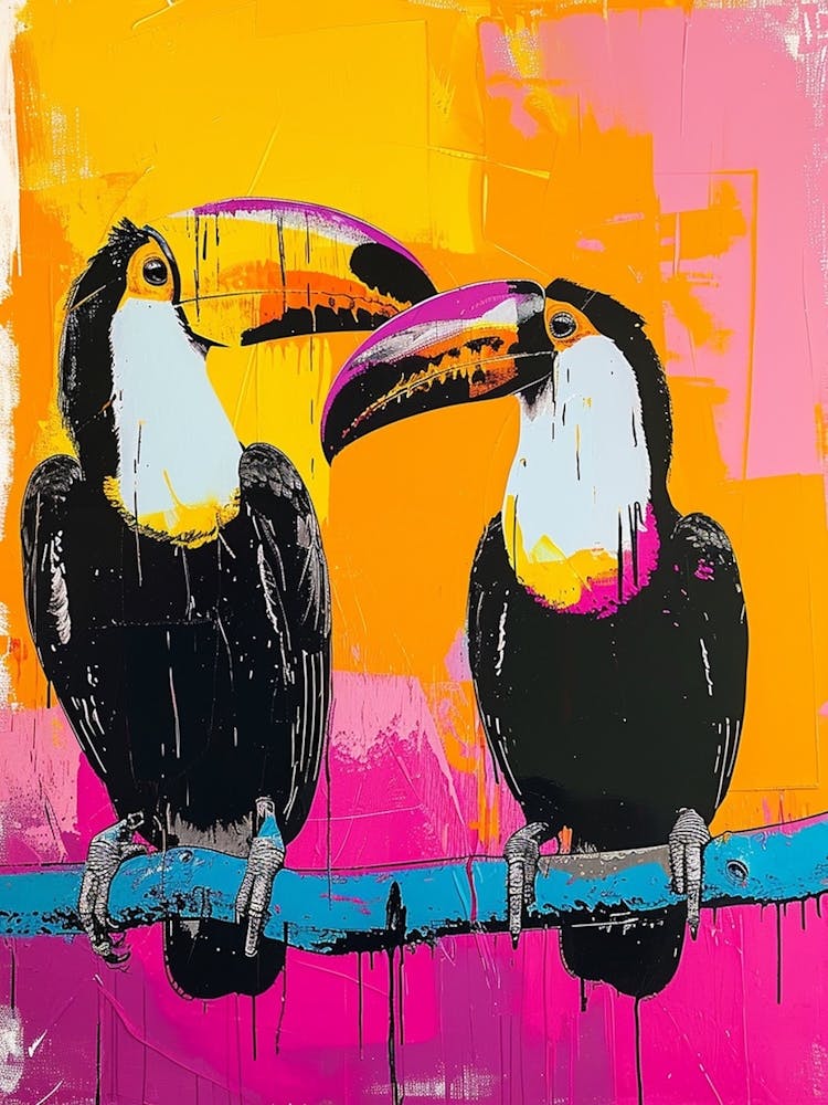 Toucan Pop Art Style 2