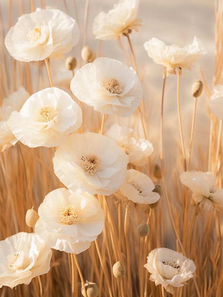 Boho Dried Flowers Buttercup 1
