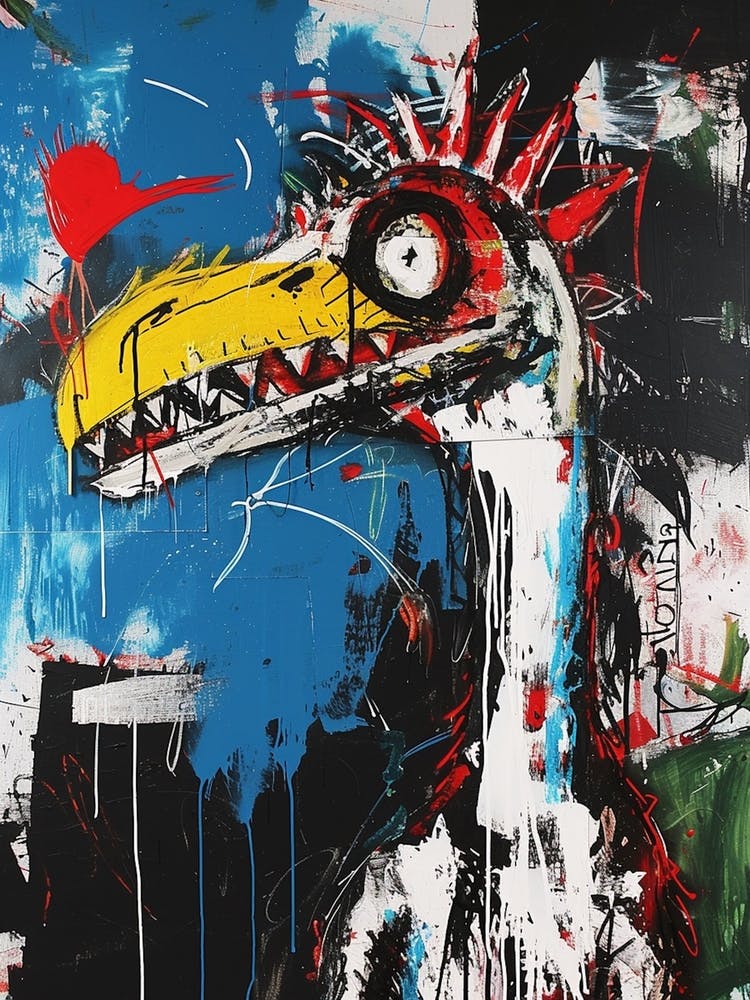 Graffiti Abstract Dinosaur 3