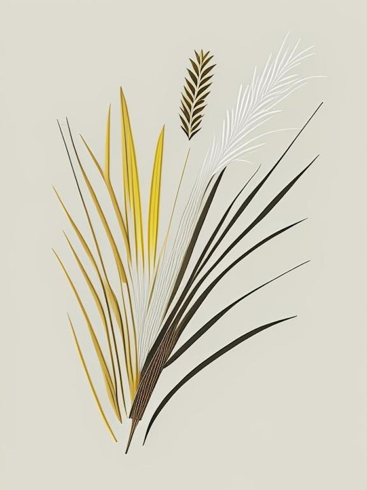 Lemon Grass Spices And Herbs Retro Minimal 4