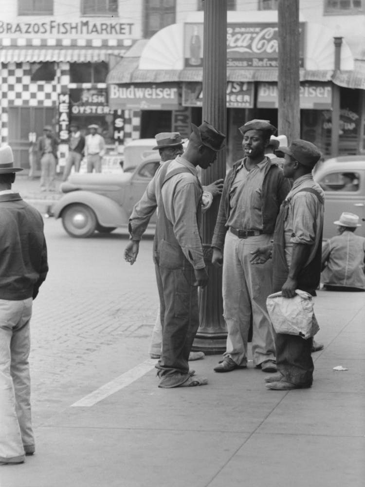 Untitled Photo, Possibly Related To In Town, Market Square, Waco, Texas By Russell Lee