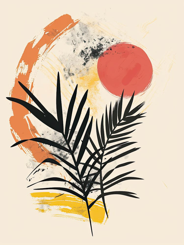 Radiance In Retro Abstraction Mid Century Style