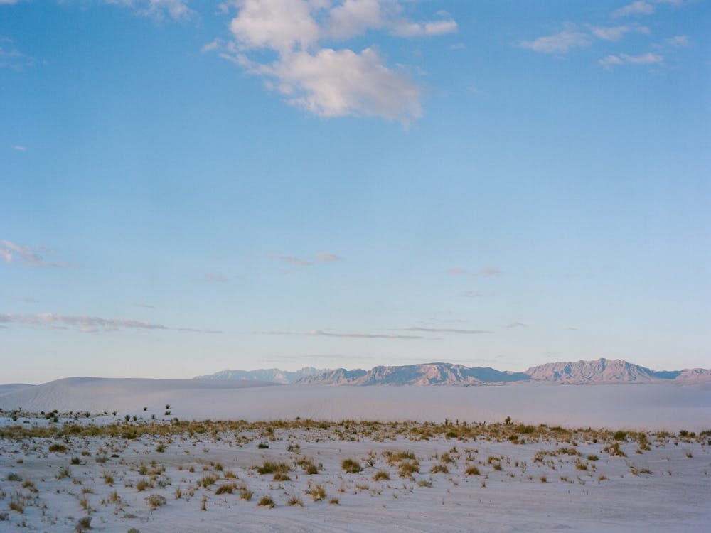 White Sands New Mexico Sunrise III on Film