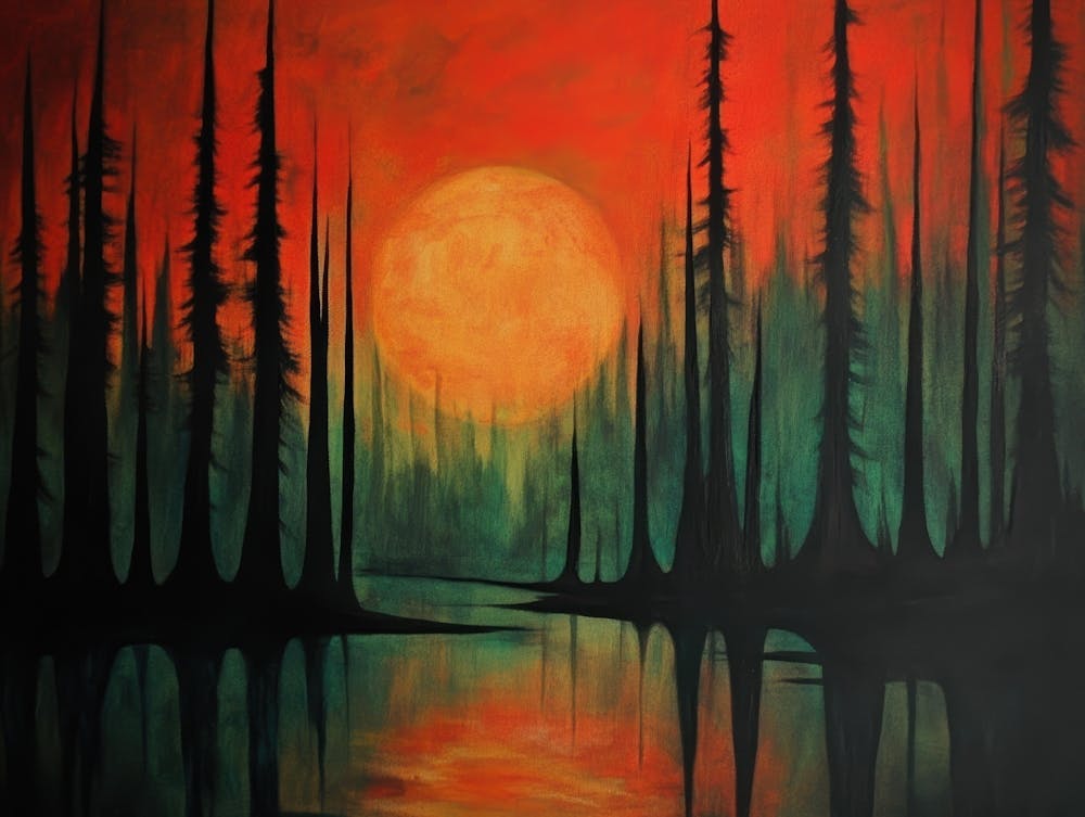 Sunset In The Woods 17