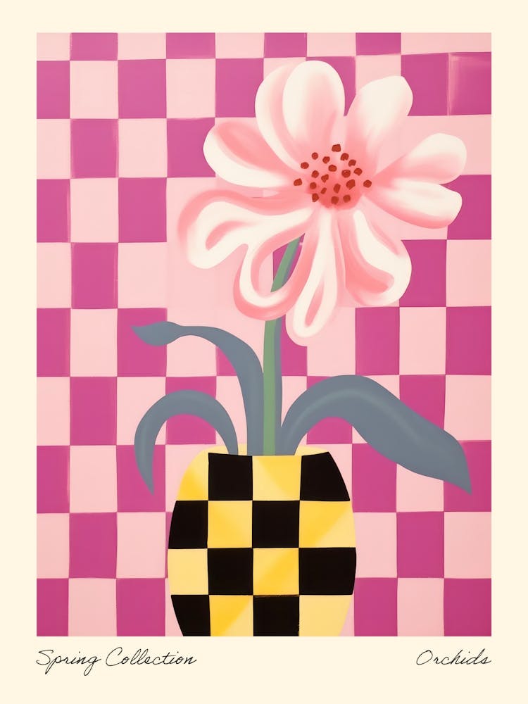 Spring Collection Orchids Flower Vase 2