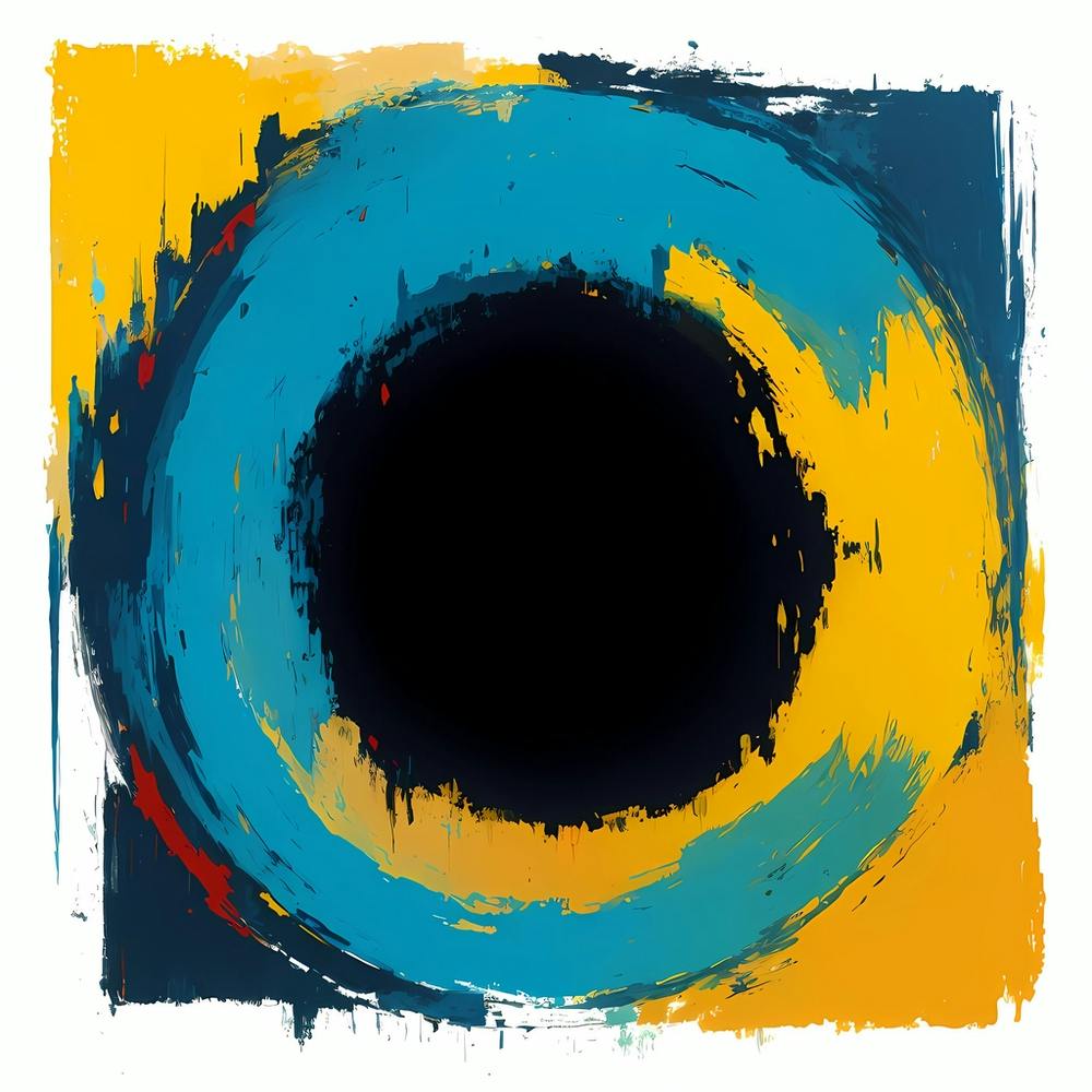 Blauer und Gelber Kreis
