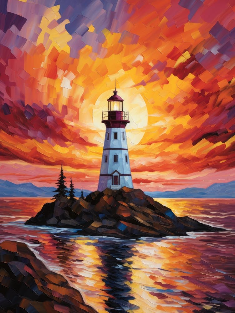 Phare au Coucher de Soleil 16