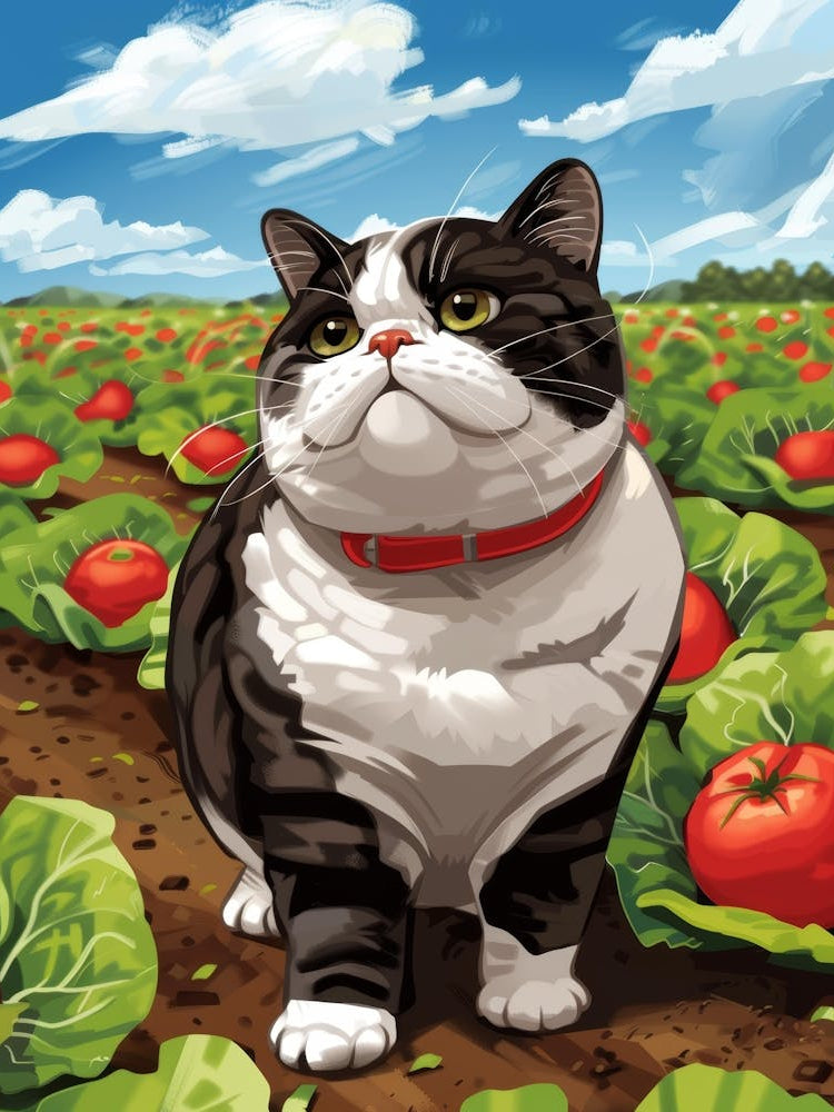 Cat In The Garden 17