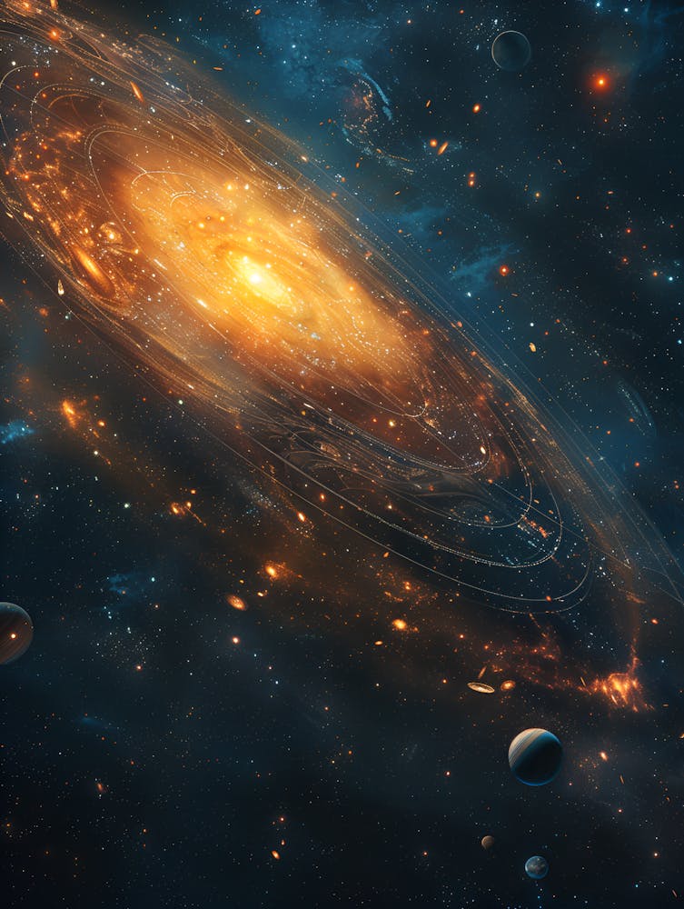 Galaxie im Weltraum 1