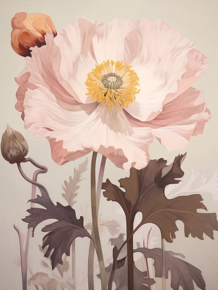 Floral Illustration Poppy 3