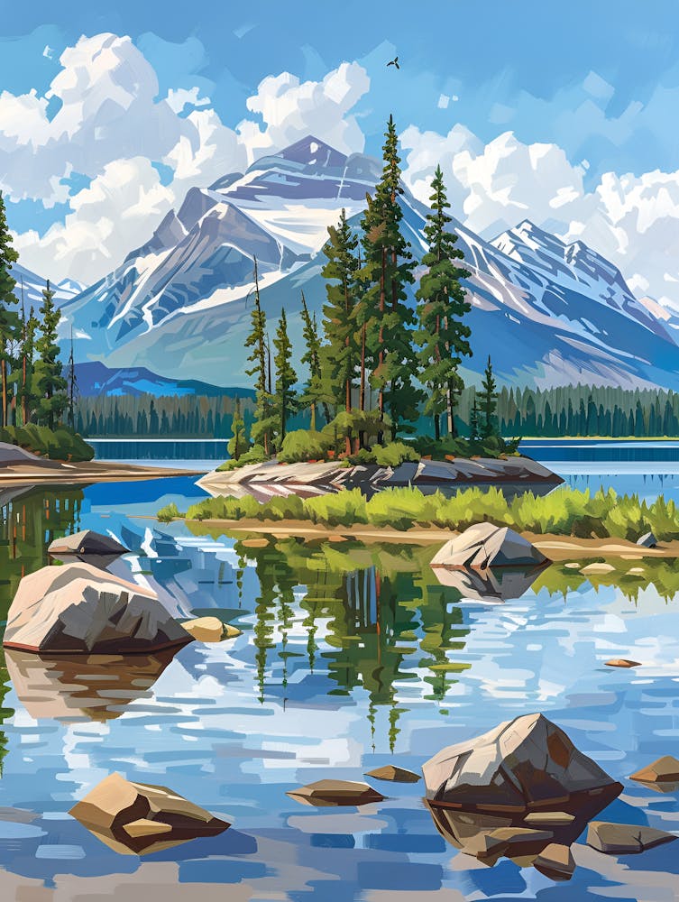 Lake In The Mountains 2