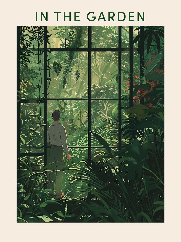 In The Garden Poster Green 2