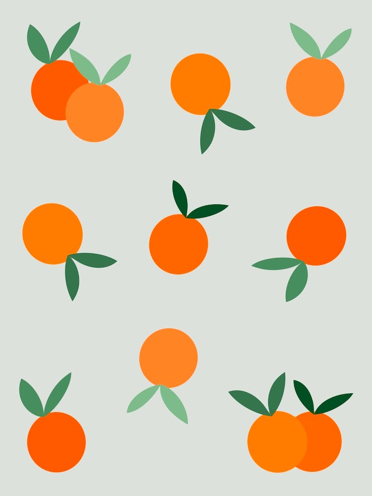 Oranges on Green