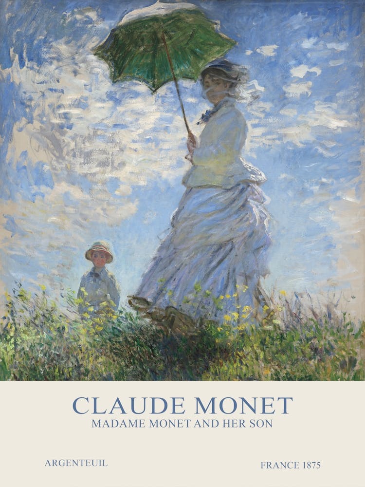 Claude Monet - Woman With A Parasol