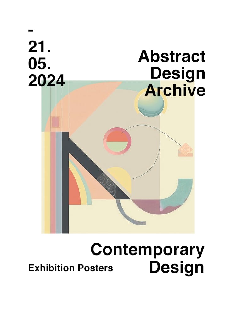 Abstract Design Archive Poster 30
