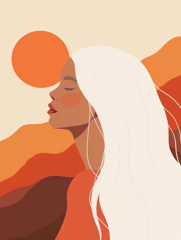 Woman In The Sun