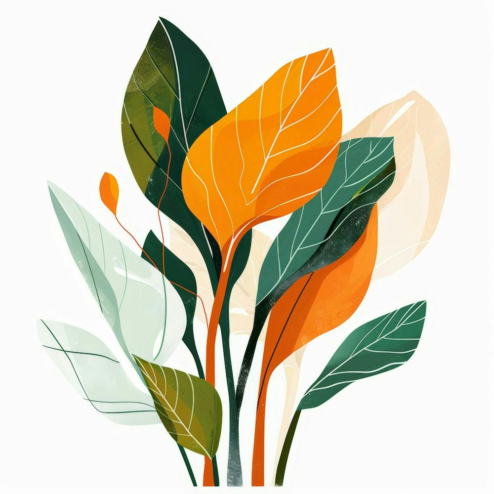 Abstract Leaves 40