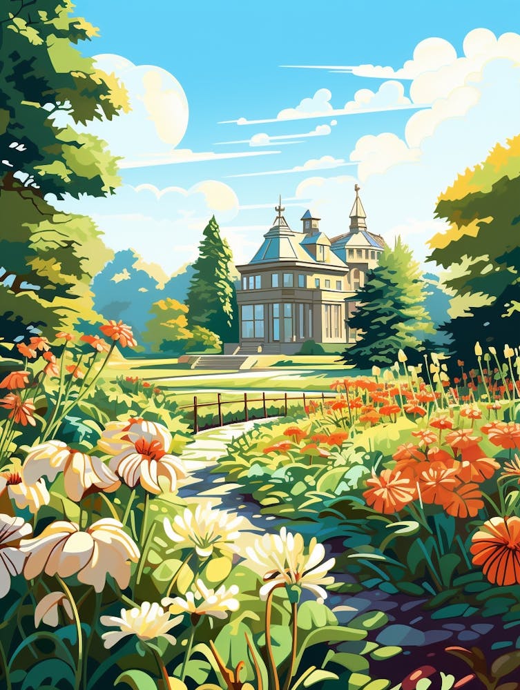 Montreal Botanical Garden Canada Illustration 2