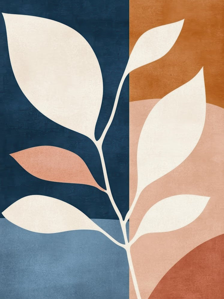 Abstract Leaf Canvas Print 2