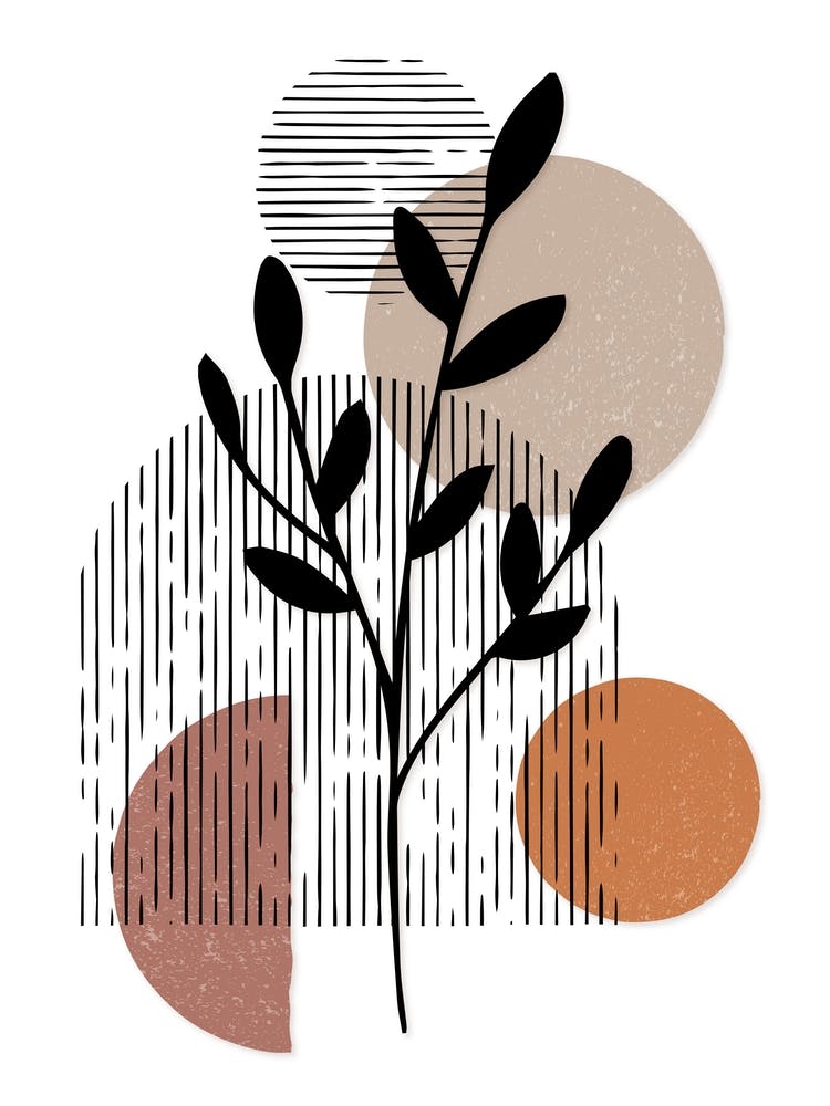 Minimal Geo Botanical Scandinavian 1