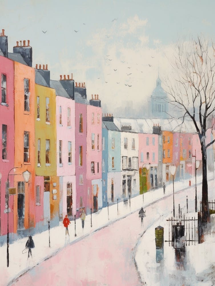 Dreamy Winter Painting Dublin Ireland 4