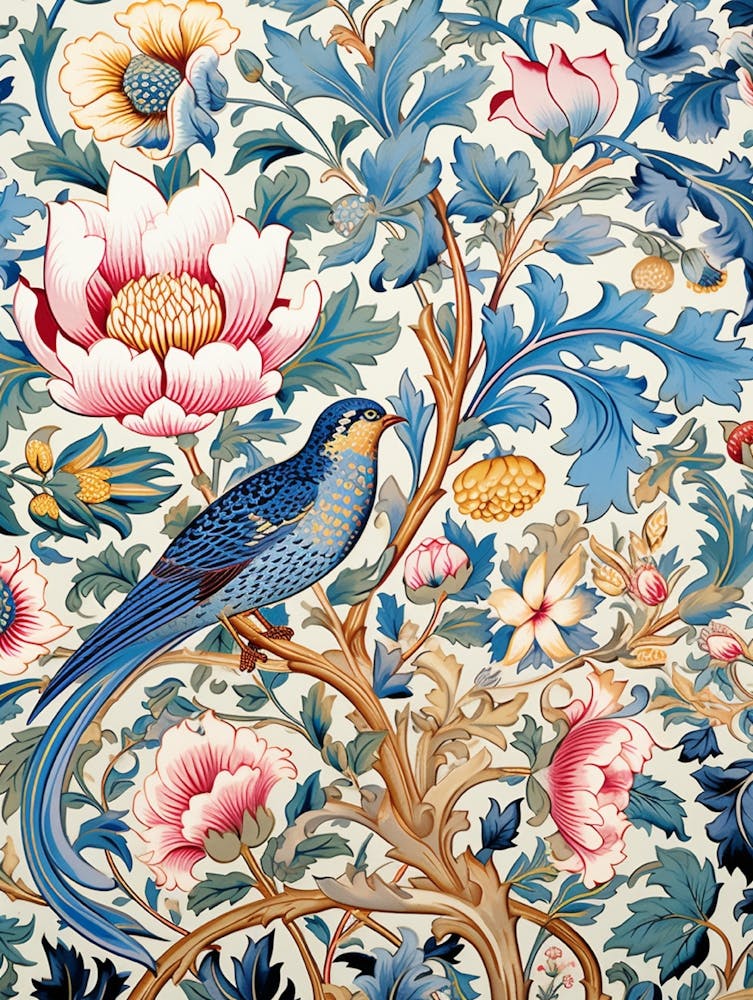 Bird In A Flower