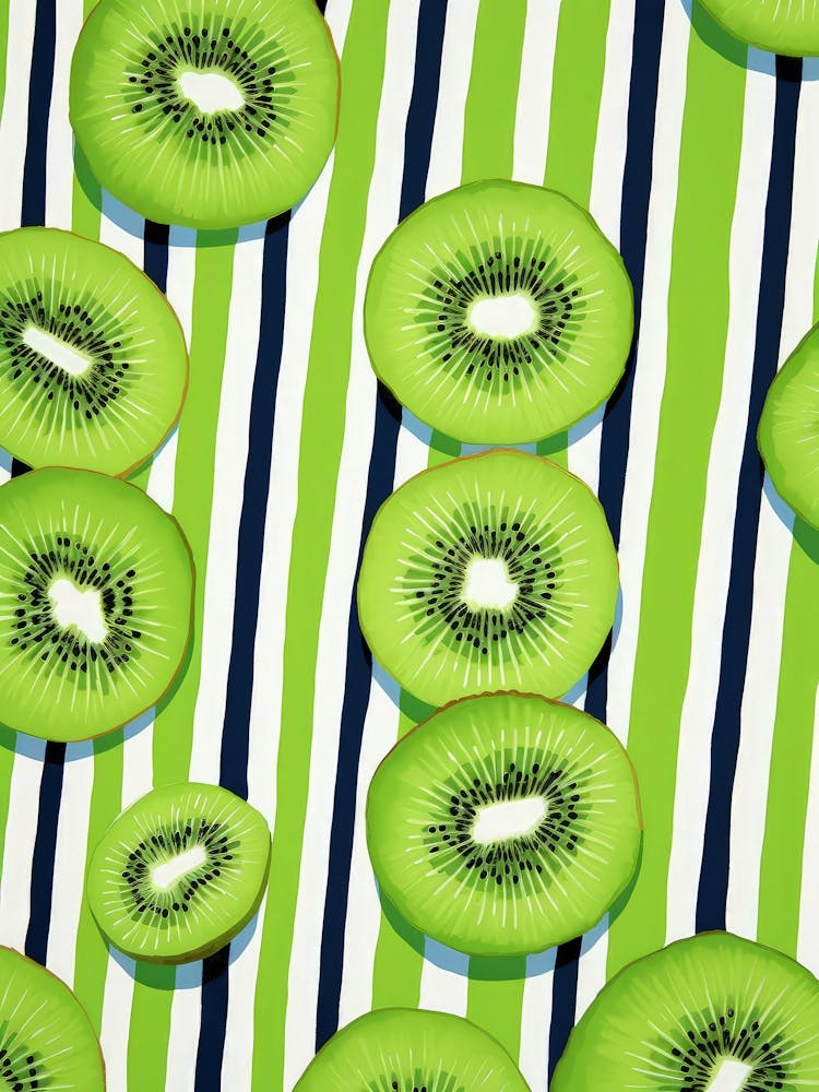 Kiwi Fruit Summer Illustration 3