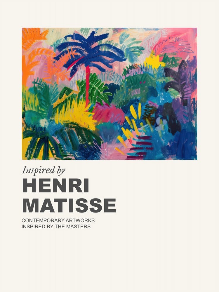 Museum Poster Inspired By Henri Matisse 9