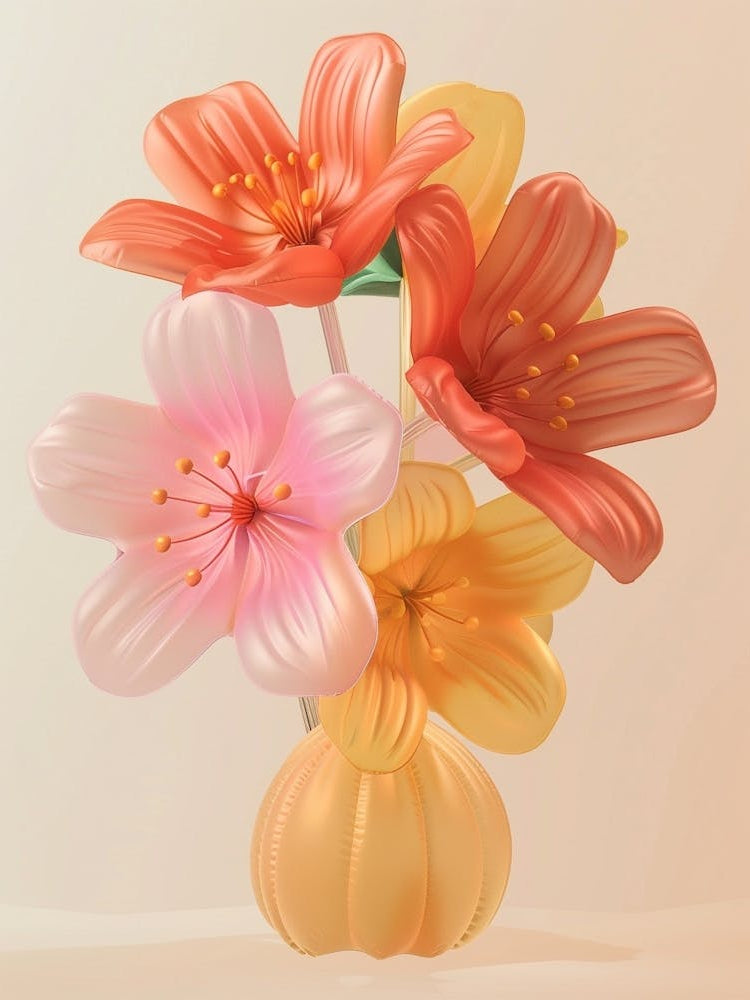 Dreamy Inflatable Flowers Hellebore 2