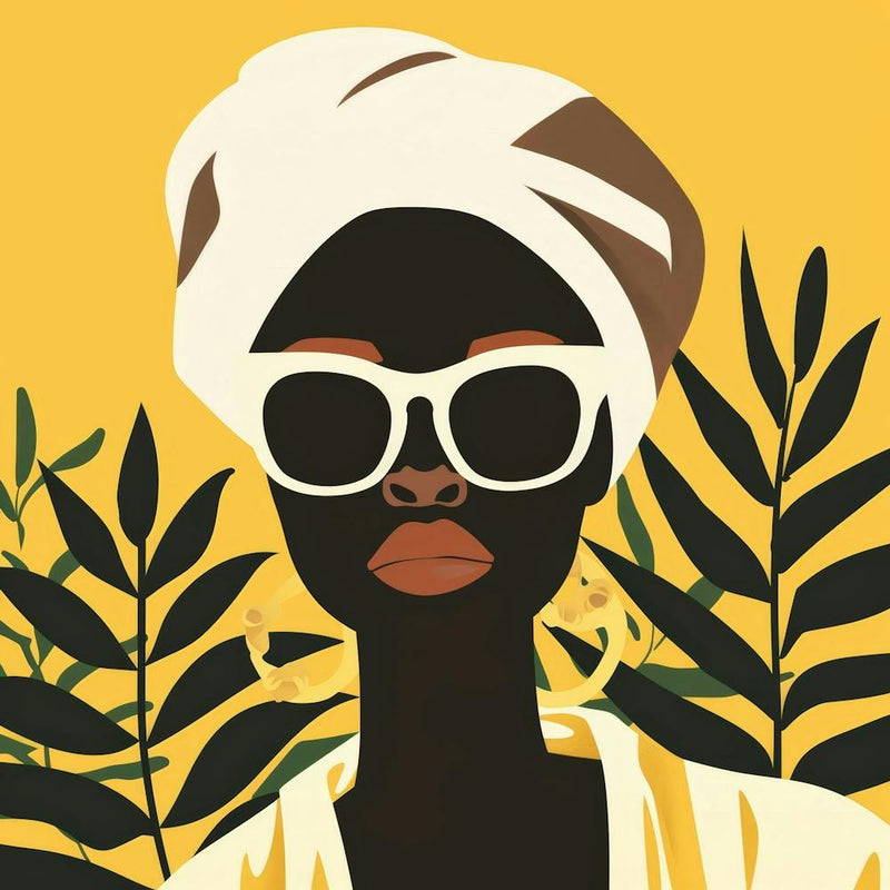 African Woman With Sunglasses 3