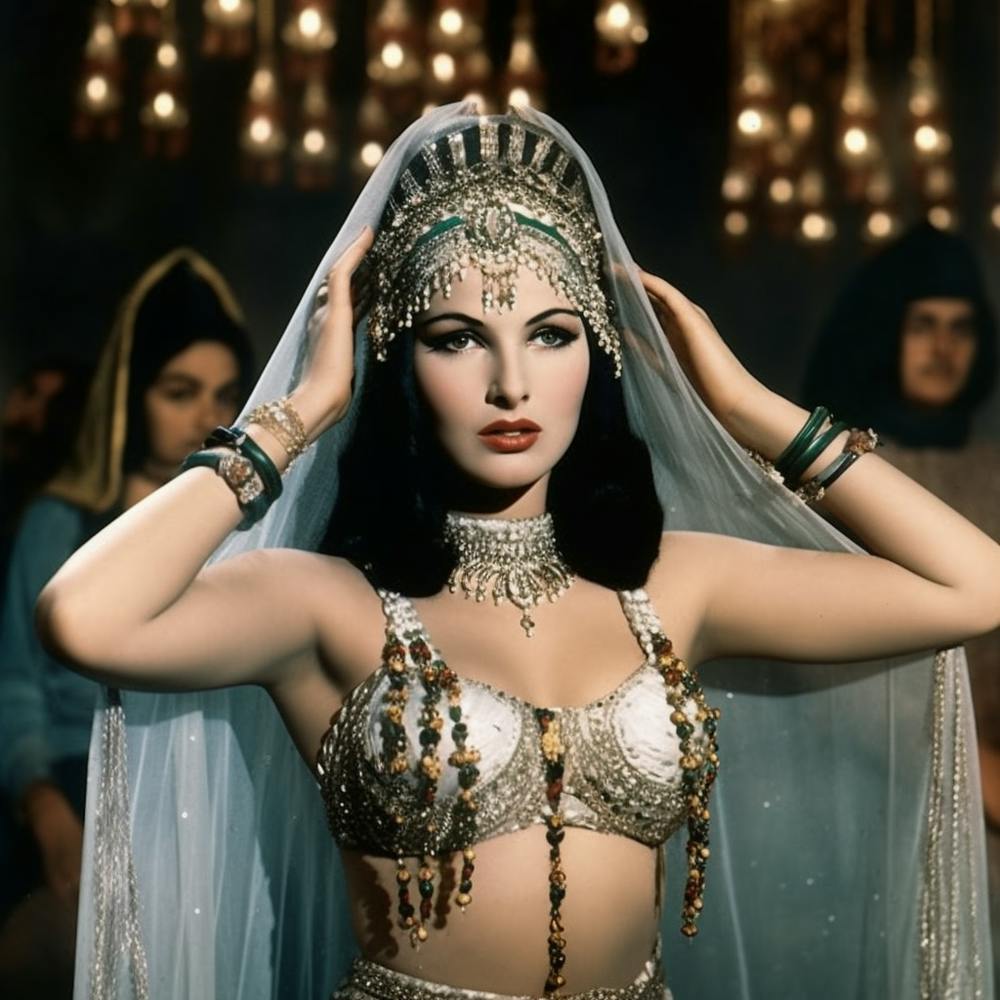 Retro Belly Dancer