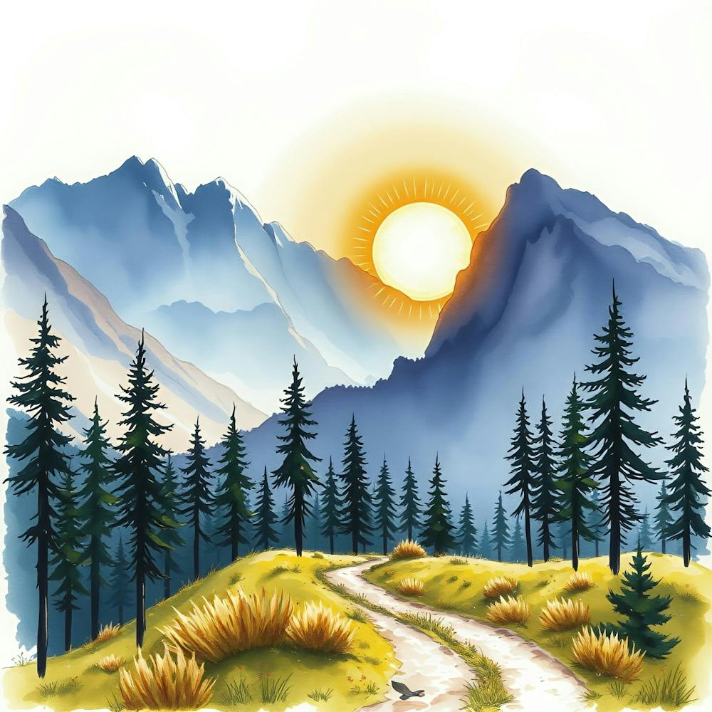 Watercolor Landscape 1