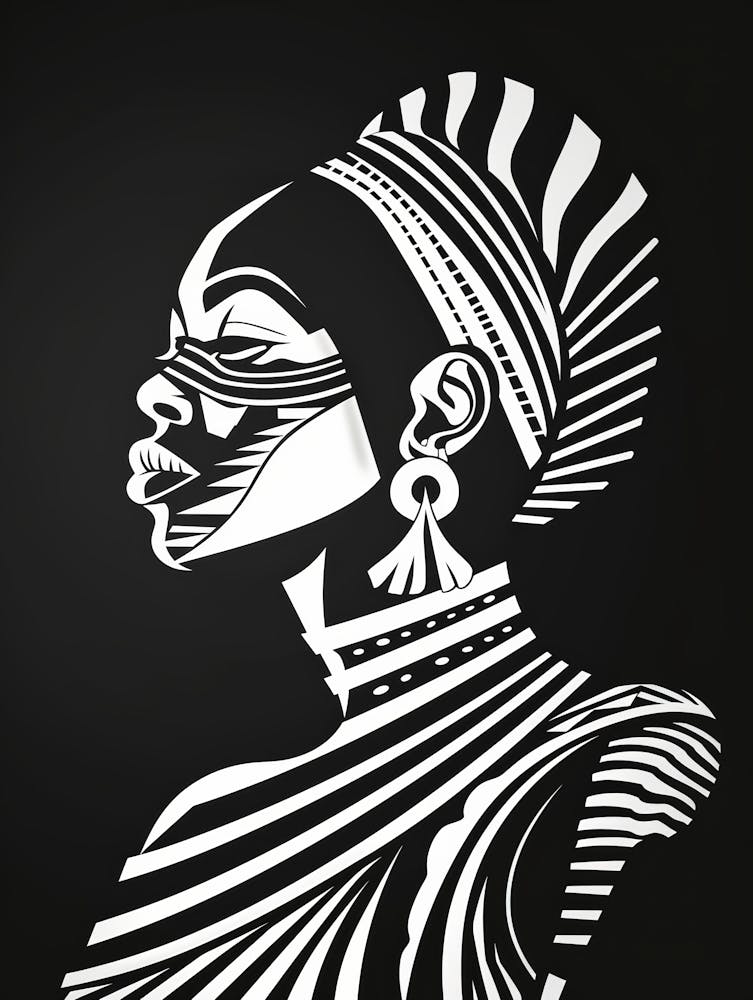 African Woman Portrait 14