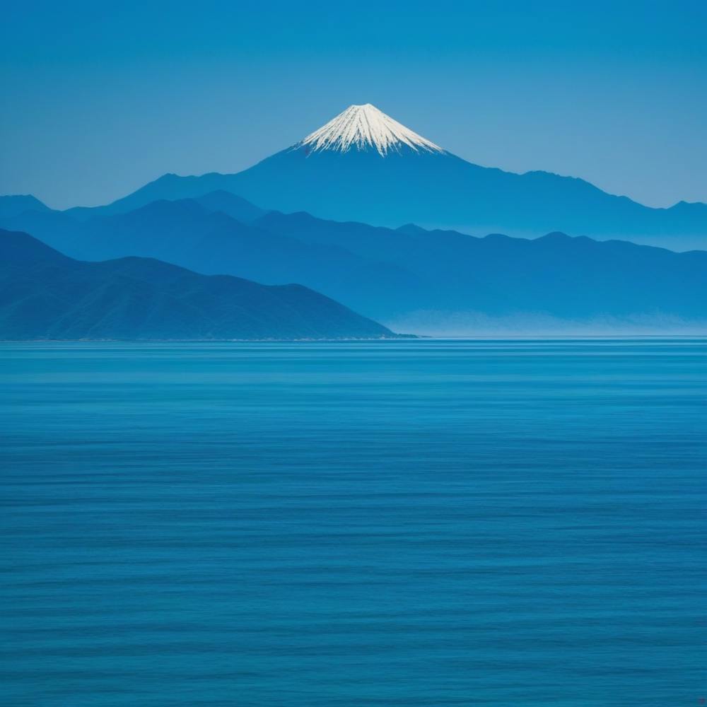 Mt Fuji From The Sea