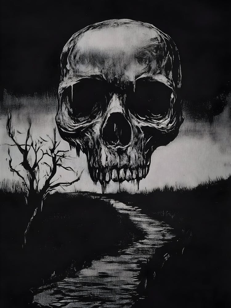 Skull In The Woods