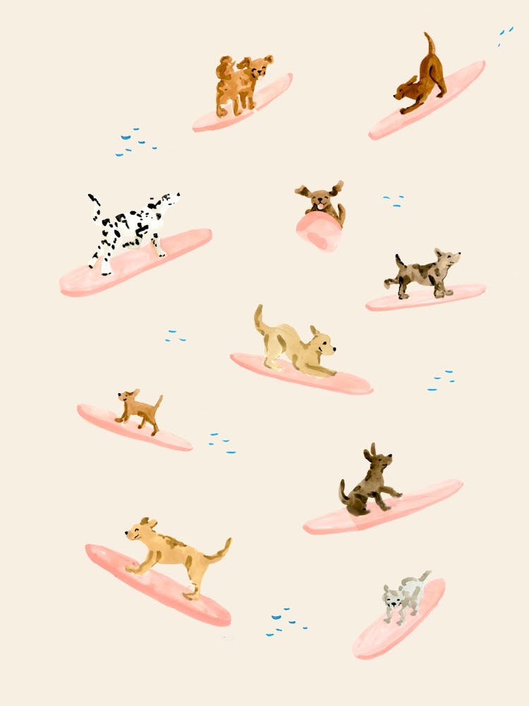 Dogs Surfing II