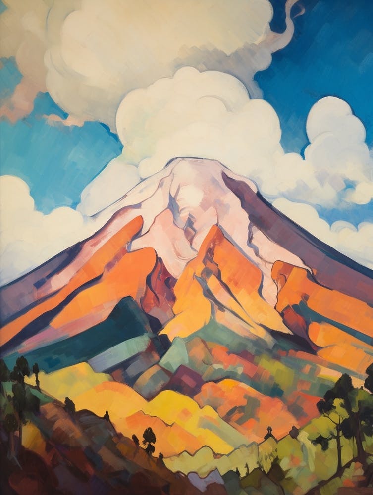 Pico De Orizaba Mexico 1 Mountain Painting