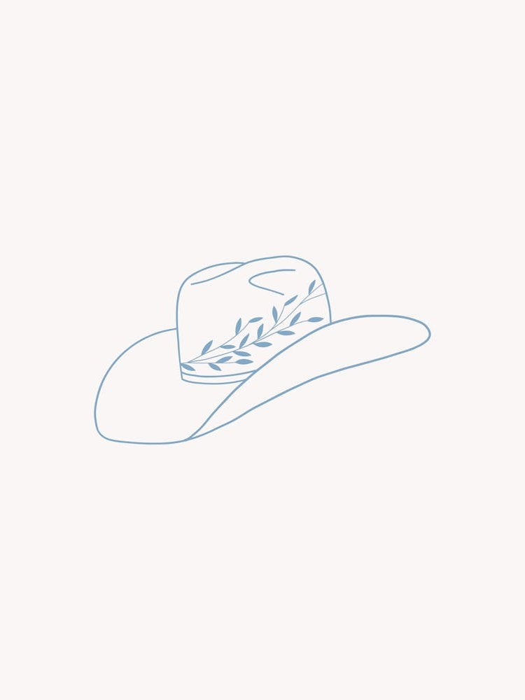 Cowboy Hat Blue