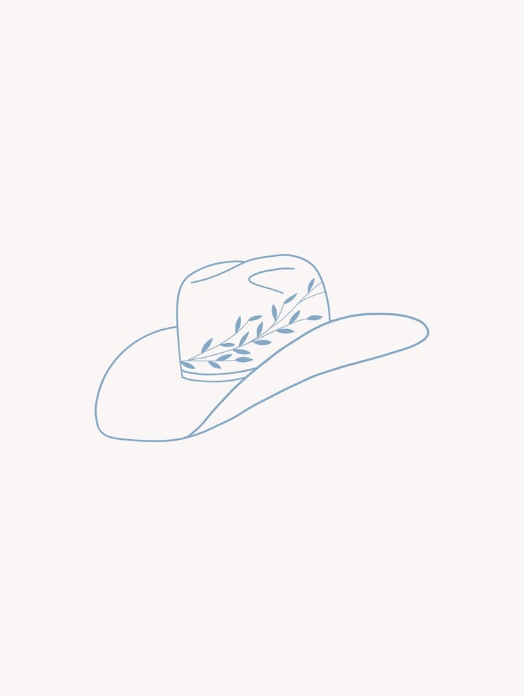 Cowboy Hat Blue