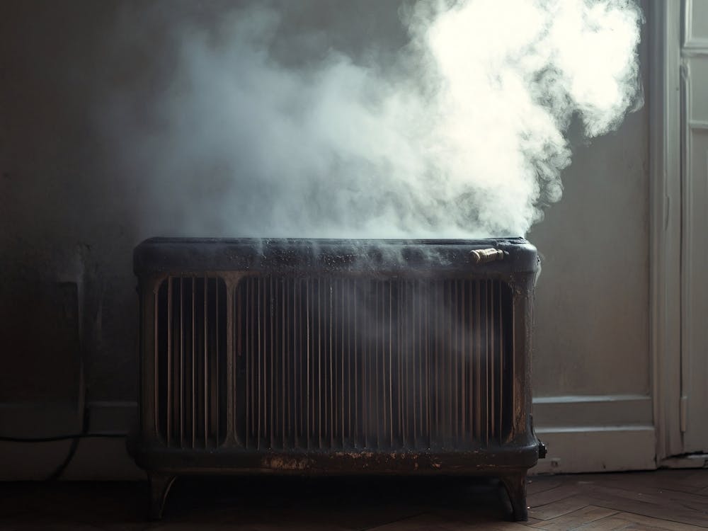 Steam Rising From A Radiator 3