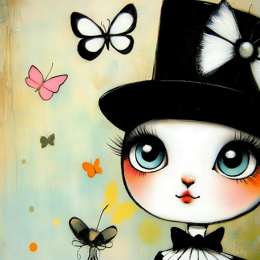 Cat In Top Hat